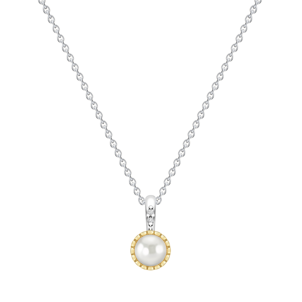 June Pearl Birthstone Pendant