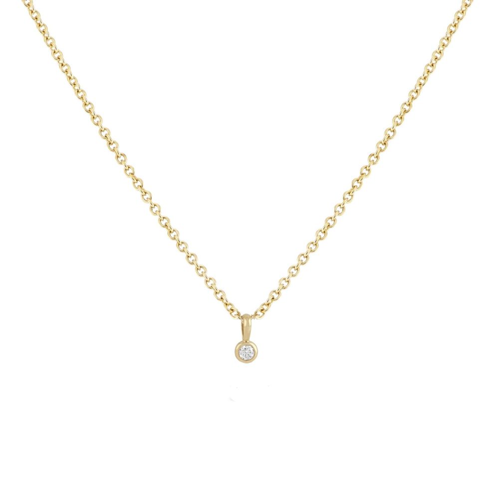 Lab-Created Diamond Pip Pendant
