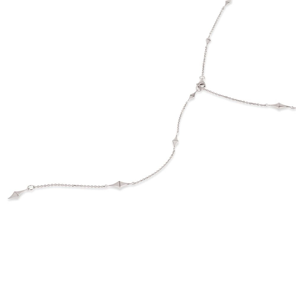 Dinny Hall Long Silver Necklace