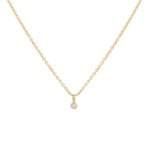Lab-Created Diamond Pip Pendant