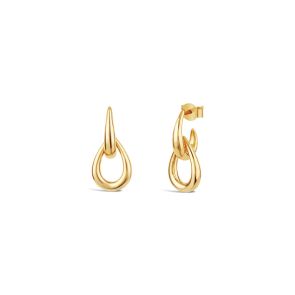 Raindrop Double Link Studs