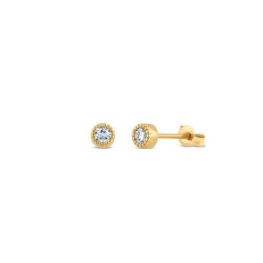 Jasmine Lab-Created Diamond Round Studs
