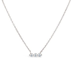 Shuga Lab-Created Diamond Bar Necklace 