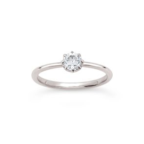 Dinny Hall Elyhara 18K Diamond Solitaire Ring 