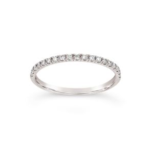 MICRO SET HALF ETERNITY RING