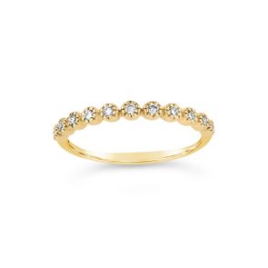 Forget-Me-Not Diamond Half Eternity Ring
