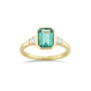 Mila Emerald & Diamond Ring 