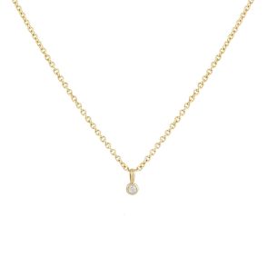 Lab-Created Diamond Pip Pendant