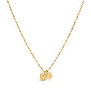 Bijou Folded Heart Duo Pendant