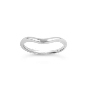Deep Curve Wedding Band
