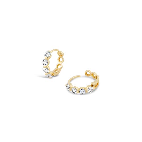 Shuga Lab-Created Diamond Huggie Hoops