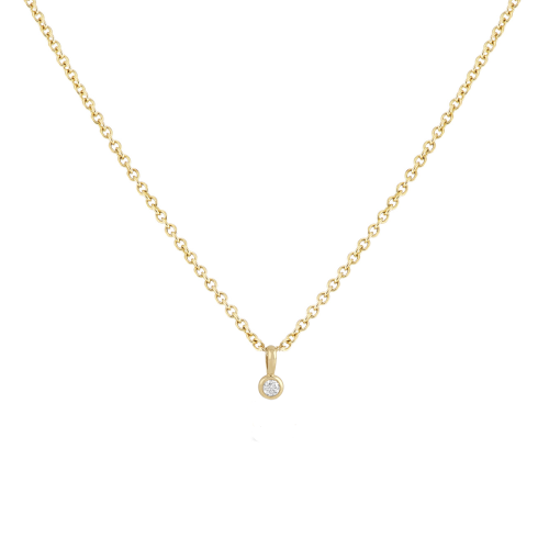 Lab-Created Diamond Pip Pendant