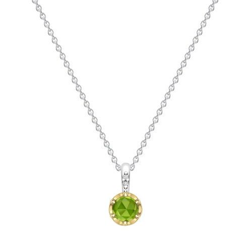 August Peridot Birthstone Pendant