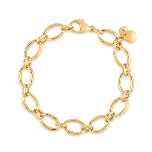 Handmade Medium oval link chain bracelet