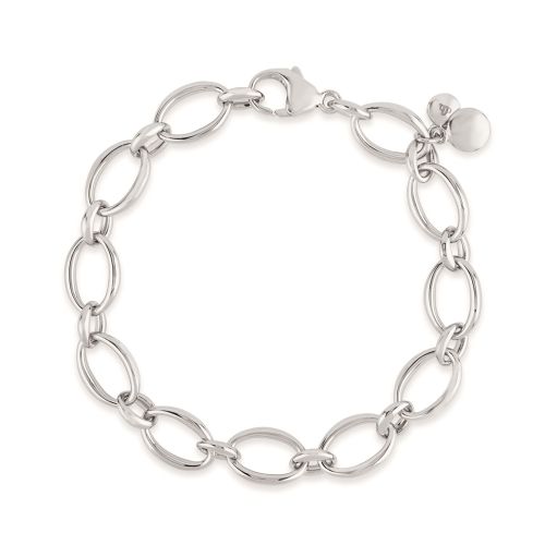Handmade Medium Oval Link Chain Bracelet 
