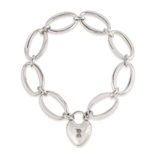 Handmade Large Oval Link Chain Bracelet