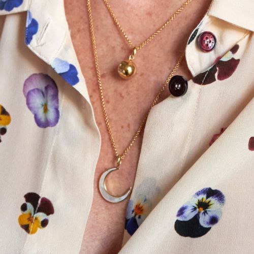 My World Moon Charm Pendant