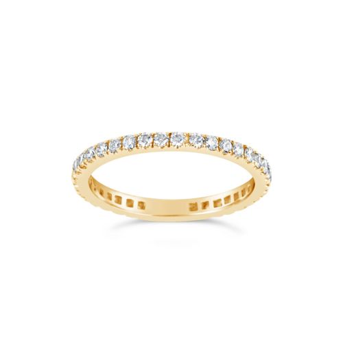 Rose 18K Gold Diamond Full Eternity Ring