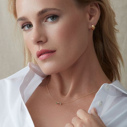Signature Triple Huggie Hoops