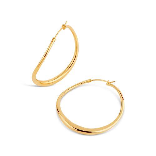 Dinny Hall Wave Large Hoop Earrings