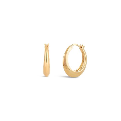Signature Chunky Tapering Hoops