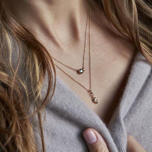 Elyhara Sapphire and Diamond Duo Pendant 