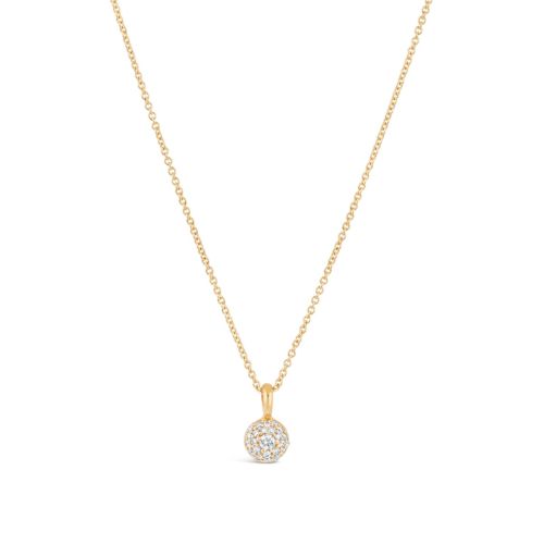 9k Gold Created Diamond Bon Bon Pendant