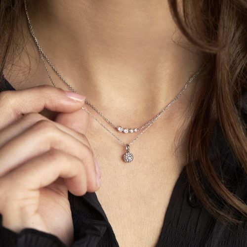 Created-Diamond Bon Bon Pendant