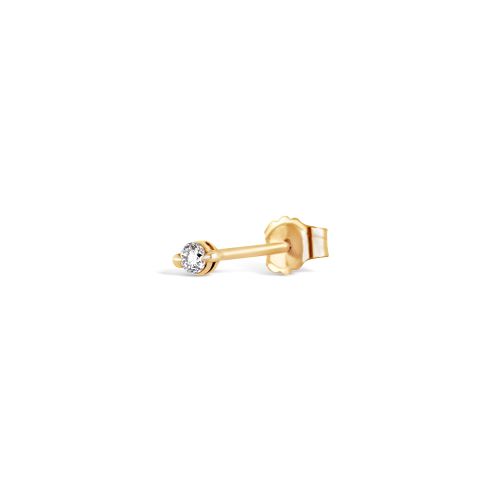 Shuga 14k Gold Diamond Single Stud