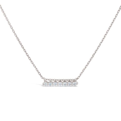 Shuga 14k Gold Diamond Bar Slider Necklace