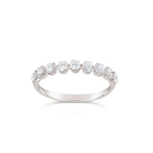Elyhara 18k Fine Diamond Half Eternity Ring