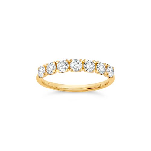 Primrose 14k Fine Diamond Half Eternity Ring