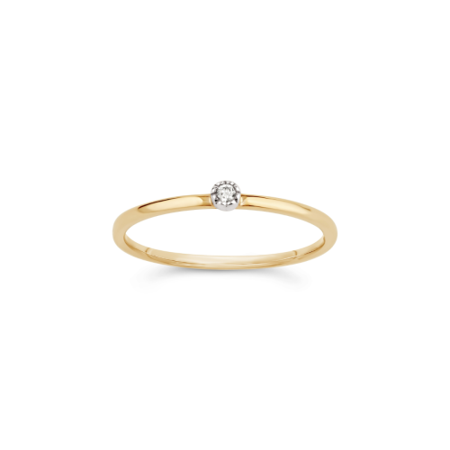 Forget Me Not Created Diamond Tiny Stacking Ring