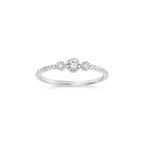 Forget Me Not Created Diamond Trio Ring