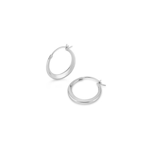 Yellow Gold Click Hoop Earrings 
