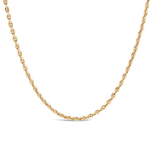 Raindrop Solid 10 Karat Gold Necklace