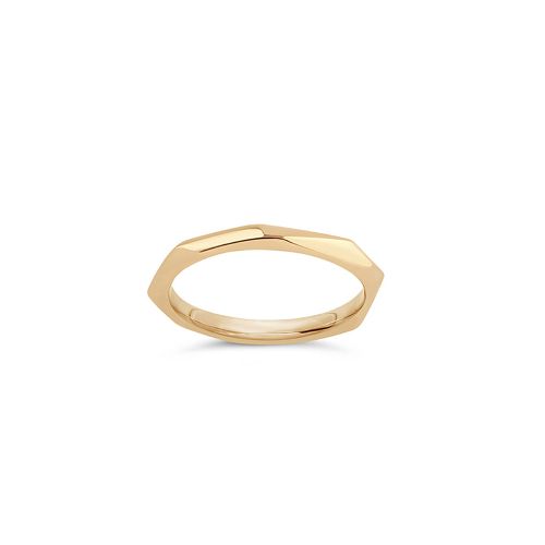 10K Gold Thalassa Faceted Band Ring 