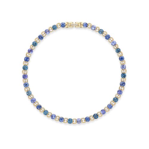 Shuga 3mm Blue Precious Gemstone Tennis Bracelet
