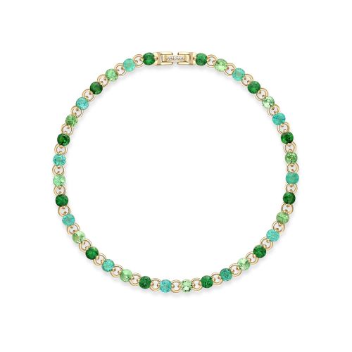 Shuga 3mm Green Precious Gemstone Tennis Bracelet