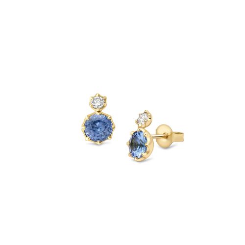 Elyhara Sapphire Duo Studs