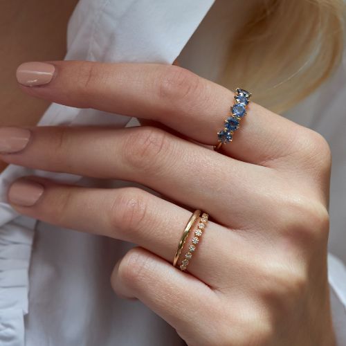 Elyhara Sapphire Five Stone Ring 
