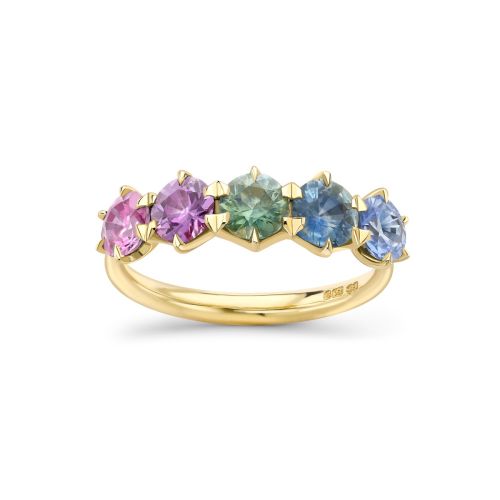 Elyhara Sapphire Five Stone Ring 