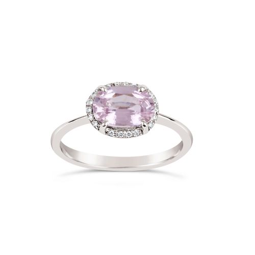 Mia Pink Sapphire & Diamond Ring