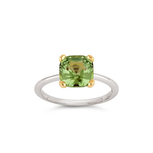Sophie 18k Gold Fine Green Tourmaline Ring