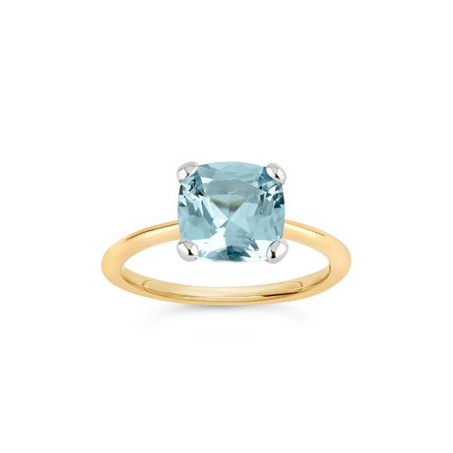 Sophie 18k Gold Fine Aquamarine Ring