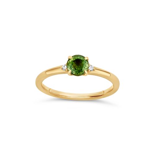  Kassia 18K yellow gold Green Sapphire ring