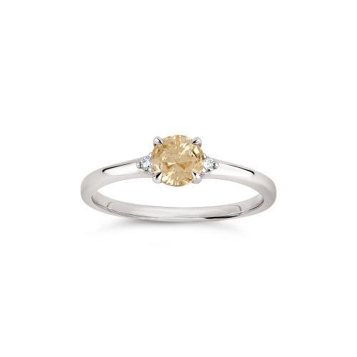  Kassia 18K white gold Lemon Yellow Sapphire ring