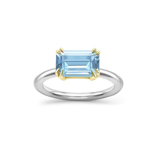 Hollie Aquamarine Ring 