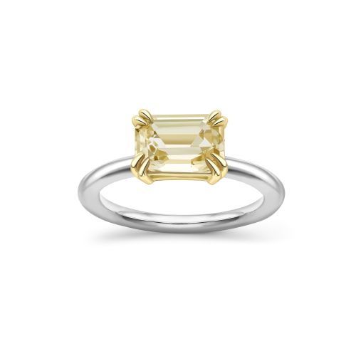 Hollie Yellow Sapphire Solitaire Ring