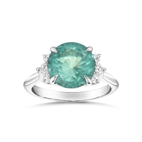 Krista Emerald & Diamond Ring